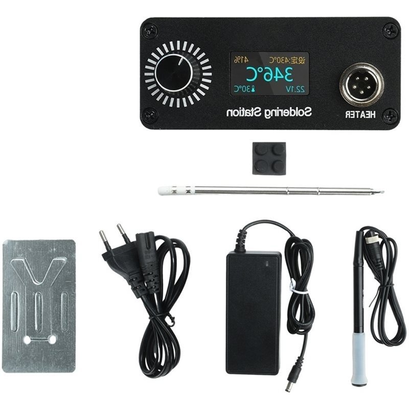 Soldering Station T12 Oled - B03C-T12 Stasiun Penyolderan Digital Portabel Mini