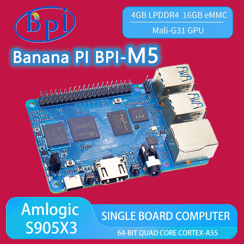 Banana PI BPI-M5 Amlogic S905X - Banana Pi Bpi-M5 ulasan dan harga