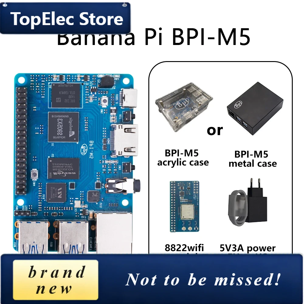 TopElec Banana PI BPI-M5 SET D - Banana Pi Bpi-M5 ulasan dan harga