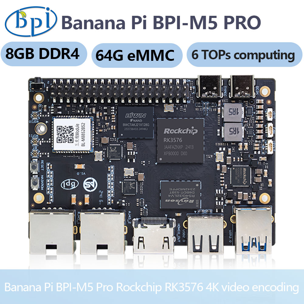 Banana Pi Bpi-m5 Pro Rockchip  - Banana Pi Bpi-M5 ulasan dan harga