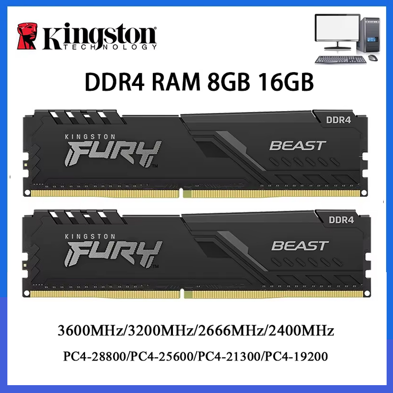 RAM DDR4 Kingston BEAST 3200MH - Khadas Vim4 8Gb ulasan dan harga